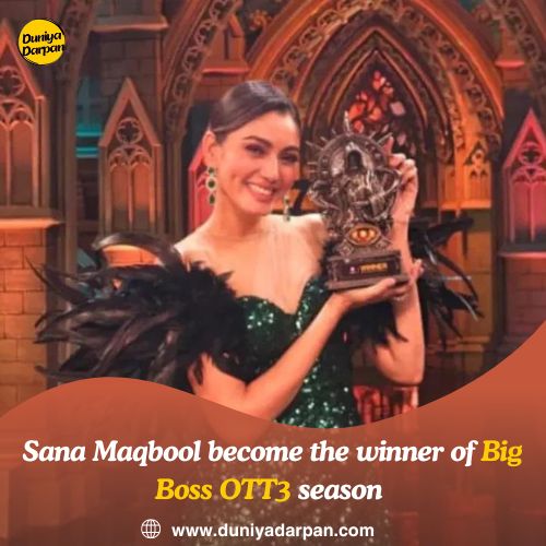 Sana Makbul wins Bigboss OTT3