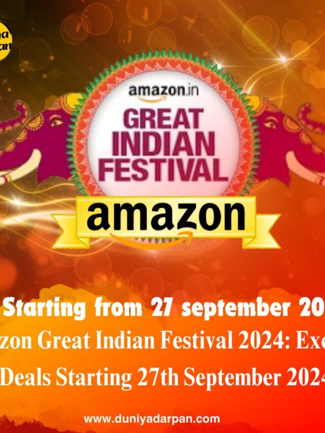 Amazon Great Indian Festival 2024: Exciting Deals Starting 27th September!