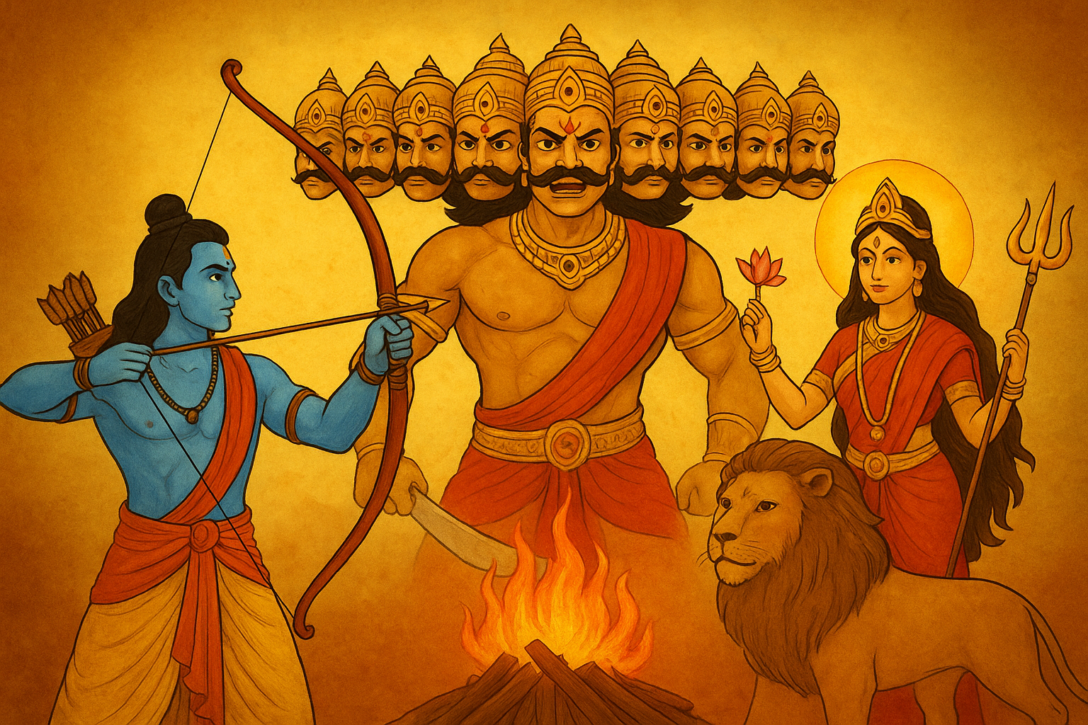 विजयदशमी 2025-दशहरा का इतिहास, भारत में अलग-अलग नाम और महत्त्व